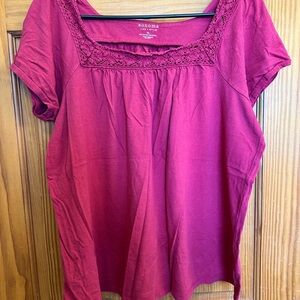 Sonoma Pink Blouse Elegant Top